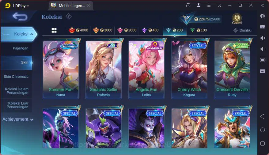 Mobile Legends: Bang Bang Accounts GLOBAL|Hero 68|Skin 103|Kof Karina,Covent Lylia,My image 14