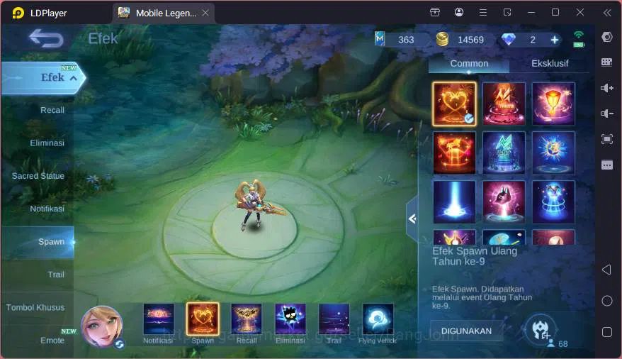 Mobile Legends: Bang Bang Accounts GLOBAL|Hero 68|Skin 103|Kof Karina,Covent Lylia,My image 3