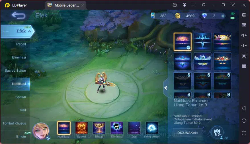 Mobile Legends: Bang Bang Accounts GLOBAL|Hero 68|Skin 103|Kof Karina,Covent Lylia,My image 4