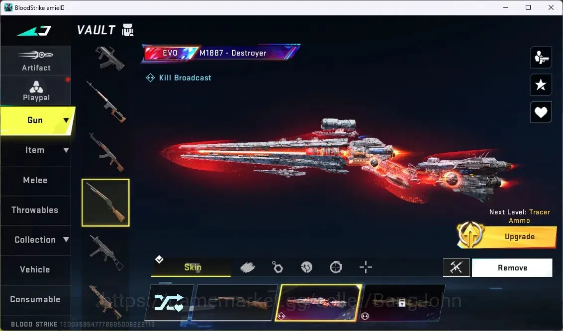 Blood Strike Accounts ASIA | 1 EVO: M1887 - Destroyer + Upgrade Point | image 2