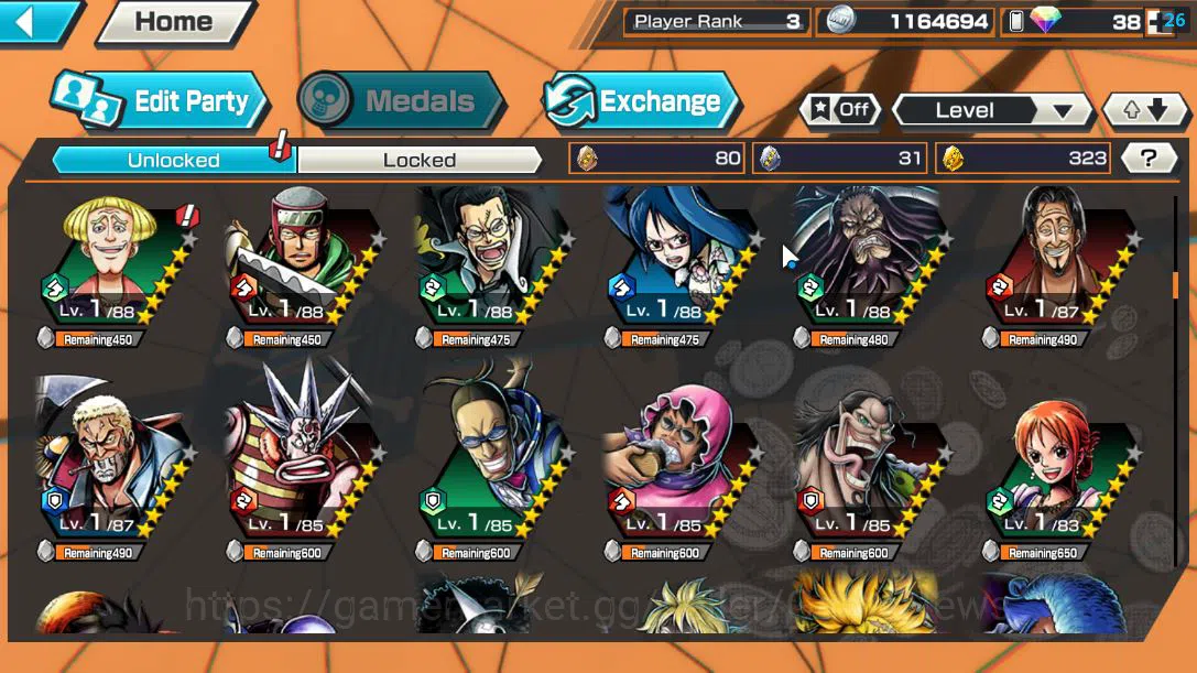 One Piece Bounty Rush Accounts GLOBAL|5 EX|5Elder St.Ethanborn V.Nusjuro,BMO Kaid image 5