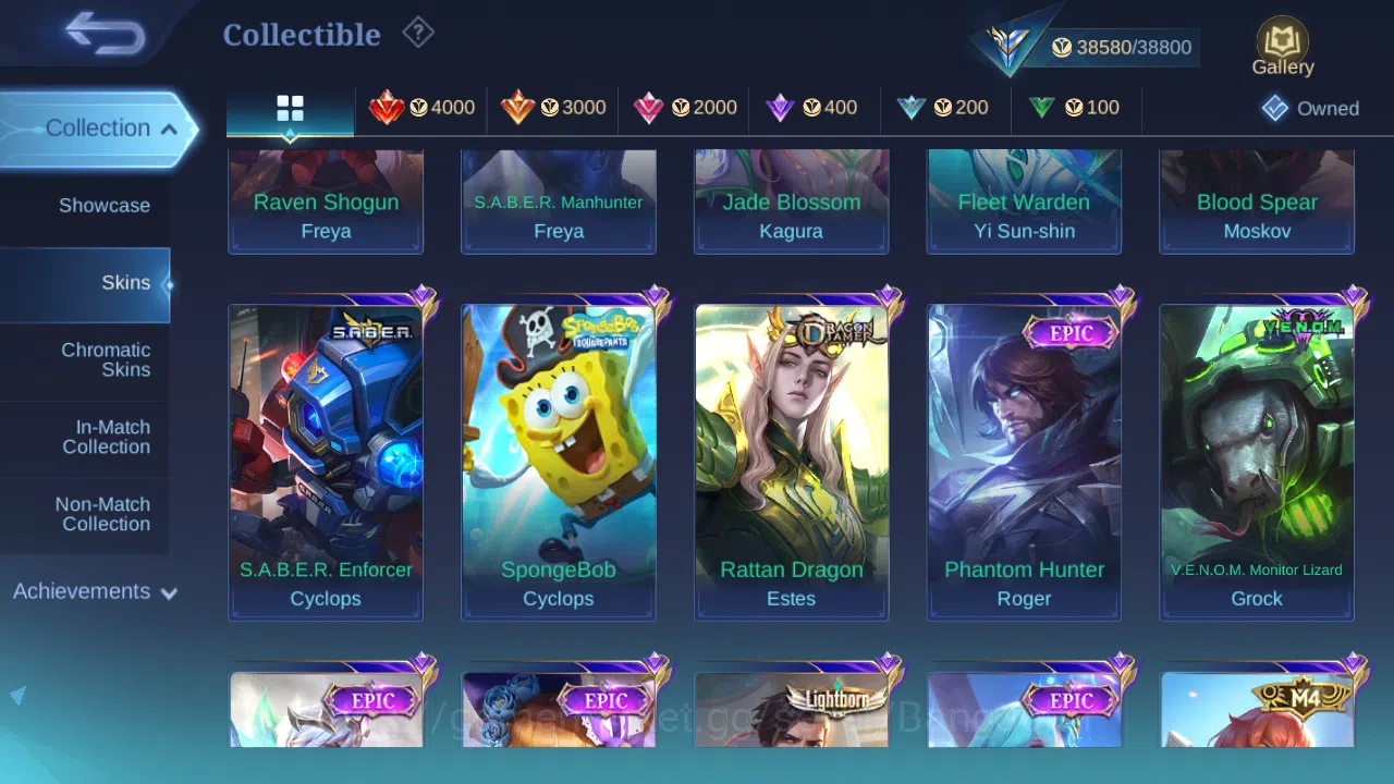Mobile Legends: Bang Bang Accounts Hero 107 | Skin 162  | KOF Karina | Luckybox Guine image 10