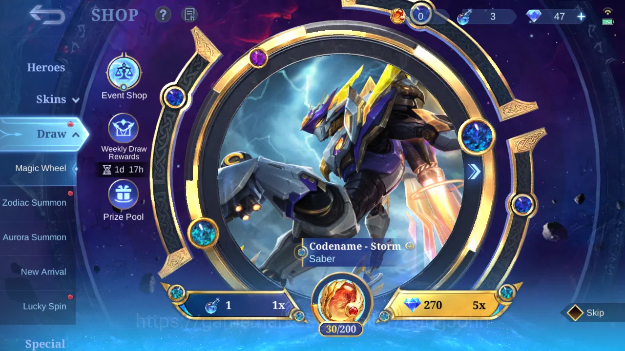 Mobile Legends: Bang Bang Accounts Hero 107 | Skin 162  | KOF Karina | Luckybox Guine image 16