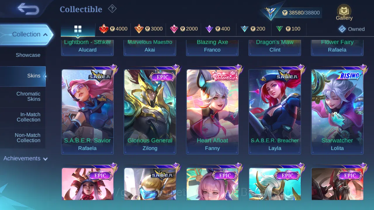 Mobile Legends: Bang Bang Accounts Hero 107 | Skin 162  | KOF Karina | Luckybox Guine image 8