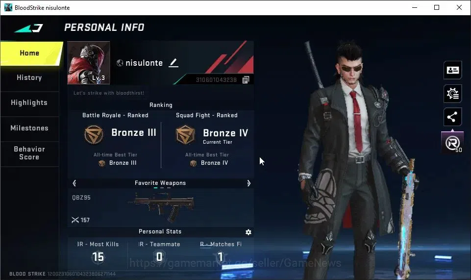 Blood Strike Accounts ASIA|Fresh Starter|ULTRA ZERO-Agent Zero|ULTRA Air image 2