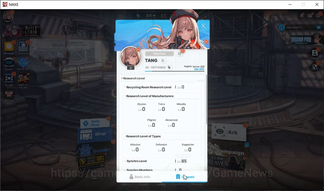 Goddess of Victory: Nikke Accounts Global|13 SSR|SyncLV 85|Anchor:Innocent Maid,Milk: image 3