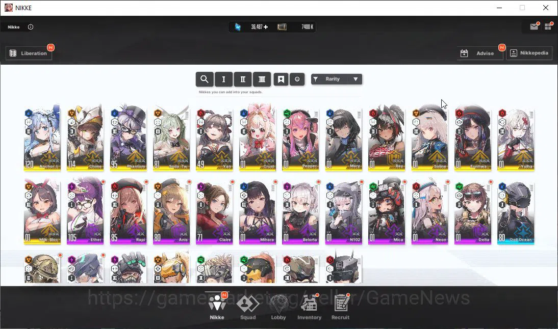 Goddess of Victory: Nikke Accounts Global|13 SSR|SyncLV 85|Anchor:Innocent Maid,Milk: image 4