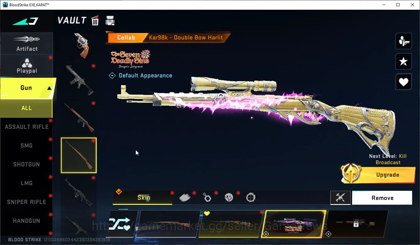 Blood Strike Accounts ASIA|Collab 7DS[Karl98k,QBZ95],BLEACH Byakuya,EVA[ image 5