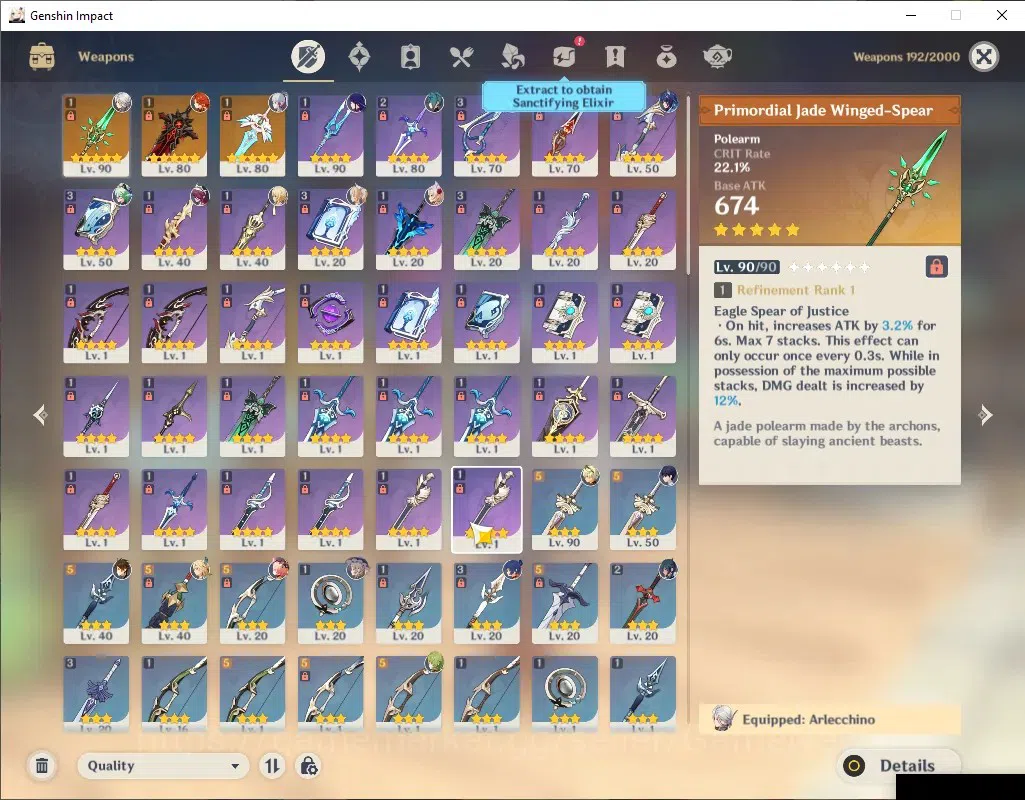 Genshin Impact Accounts ASIA|AR 55|5 Limited + 3 (*5 Weapon)|Mavuika,Arlec image 3
