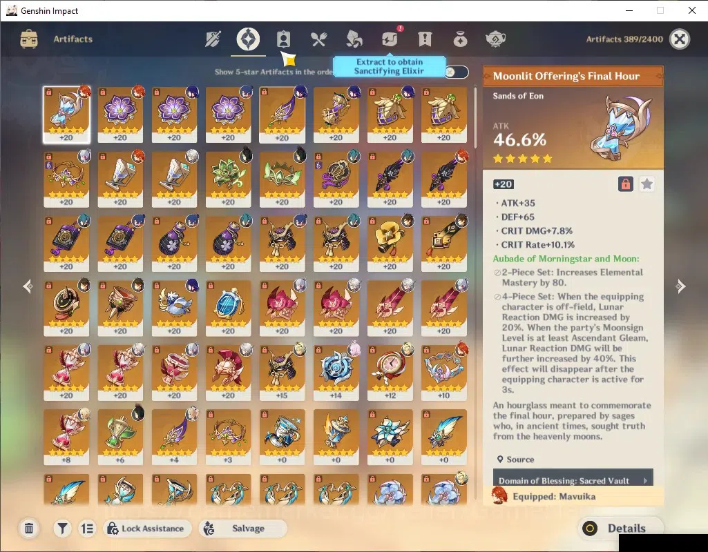 Genshin Impact Accounts ASIA|AR 55|5 Limited + 3 (*5 Weapon)|Mavuika,Arlec image 4