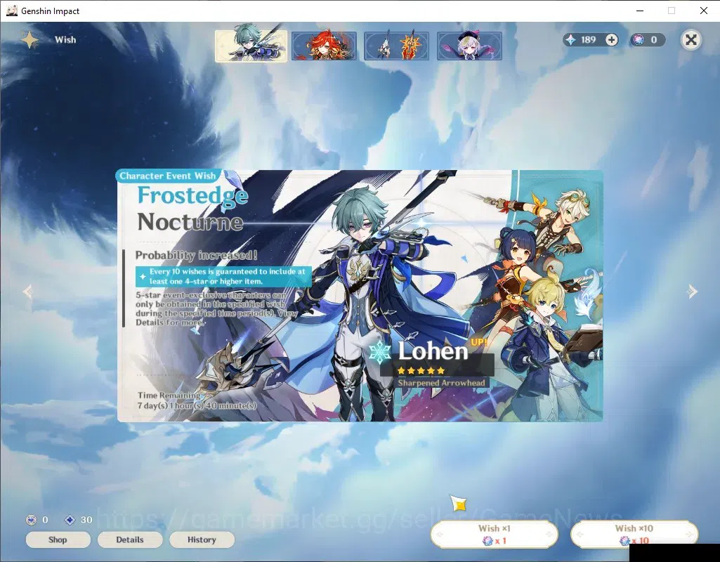 Genshin Impact Accounts ASIA|AR 55|5 Limited + 3 (*5 Weapon)|Mavuika,Arlec image 9