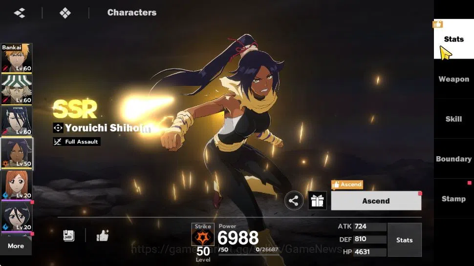 BLEACH: Soul Resonance Accounts NuverseSEA|LV 46|7K Jade|5 SSR [(IchibanB1,KisukeB image 12
