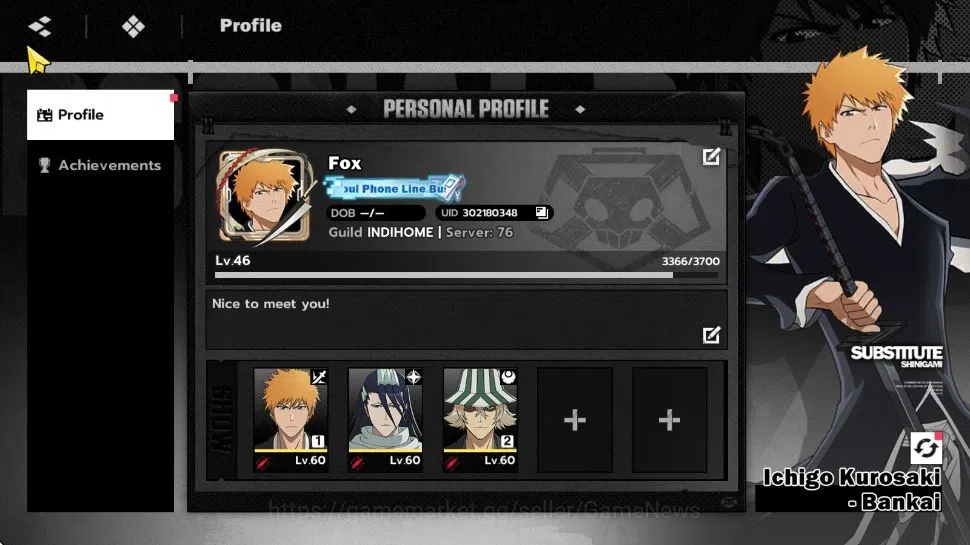 BLEACH: Soul Resonance Accounts NuverseSEA|LV 46|7K Jade|5 SSR [(IchibanB1,KisukeB image 14