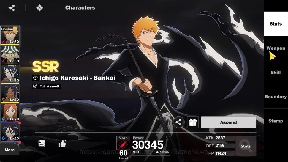 BLEACH: Soul Resonance Accounts NuverseSEA|LV 46|7K Jade|5 SSR [(IchibanB1,KisukeB image 2