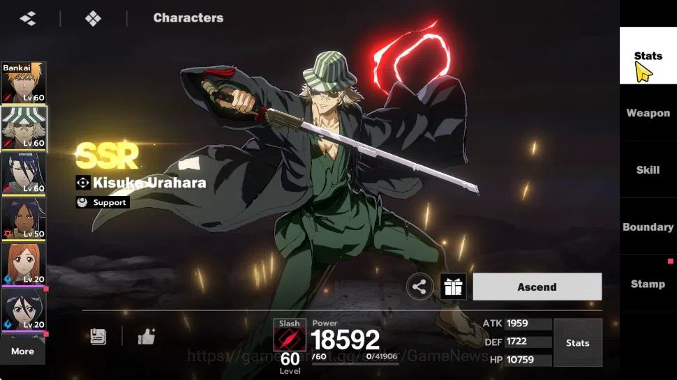 BLEACH: Soul Resonance Accounts NuverseSEA|LV 46|7K Jade|5 SSR [(IchibanB1,KisukeB image 6