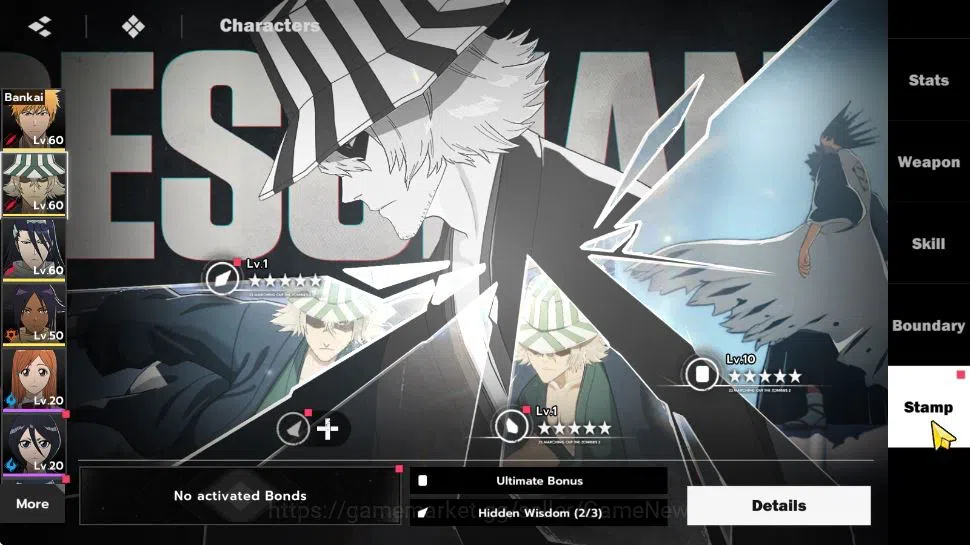 BLEACH: Soul Resonance Accounts NuverseSEA|LV 46|7K Jade|5 SSR [(IchibanB1,KisukeB image 9