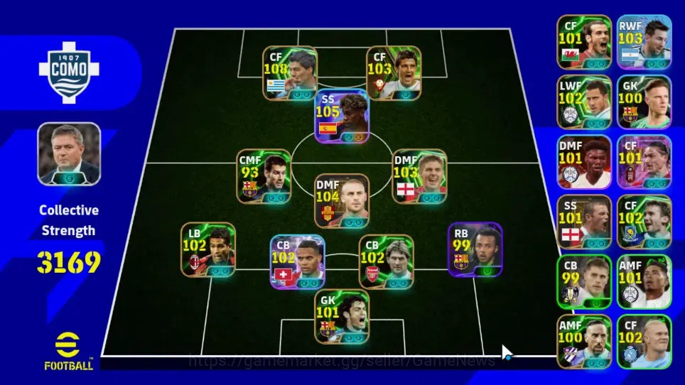 eFootball Accounts Legends & Iconic Players Android|16Epic Luis Suarez,Daniele De Rossi,David Villa,Steven Gerrard,Tony 1