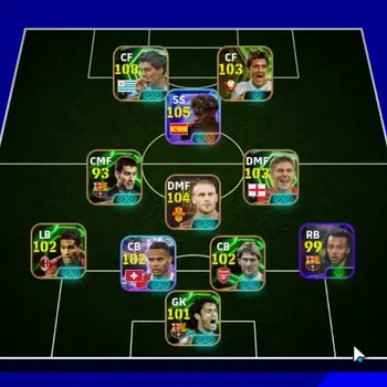 eFootball Accounts Legends & Iconic Players Android|16Epic Luis Suarez,Daniele De Rossi,David Villa,Steven Gerrard,Tony