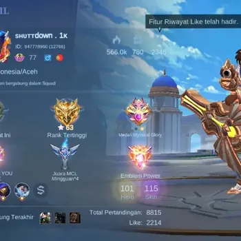 Mobile Legends: Bang Bang Accounts Others Global|287S|Seasoned|LightBorn Tigreal Granger,Christmas Eudora,Epic