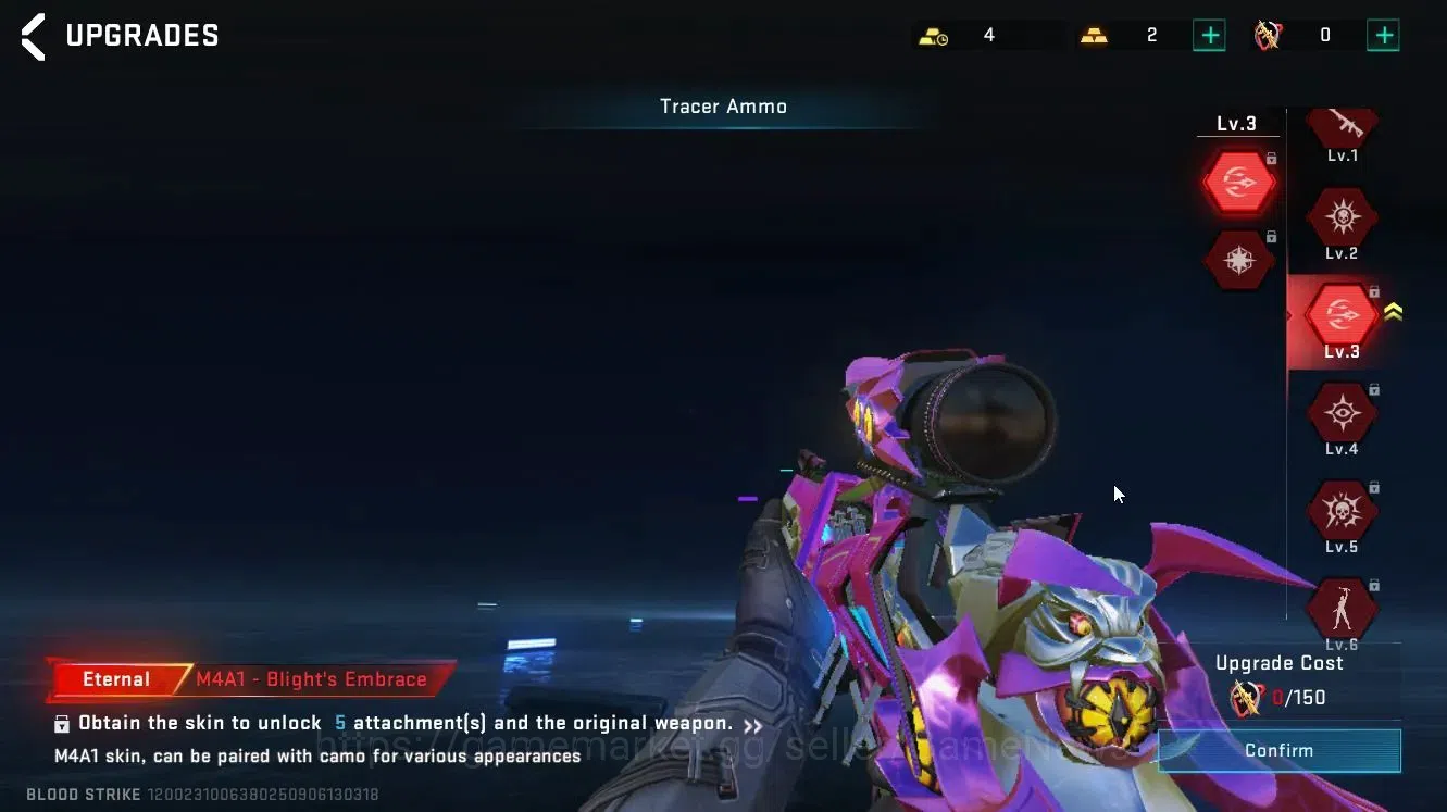 Blood Strike Accounts a|ETERNAL[M4A1 Lv3,DEagle Lv2]|ULTRA [ZERO,BLAST,U image 12