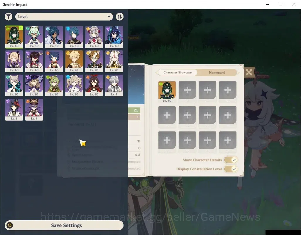Genshin Impact Accounts ASIA |AR 25 |Starter with Nefer |Low Explore Map | image 2
