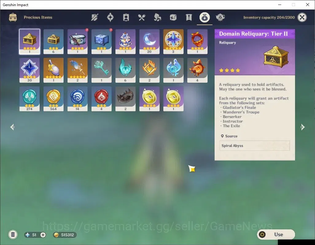 Genshin Impact Accounts ASIA |AR 25 |Starter with Nefer |Low Explore Map | image 9