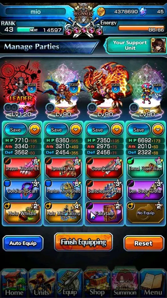 Grand Summoners Accounts Mid-Game Global|Rank 43|2 Ascend 1 TW| Diablo+TW,Orvell D Gran verge |Lpot 98 RGB 22|Check 3