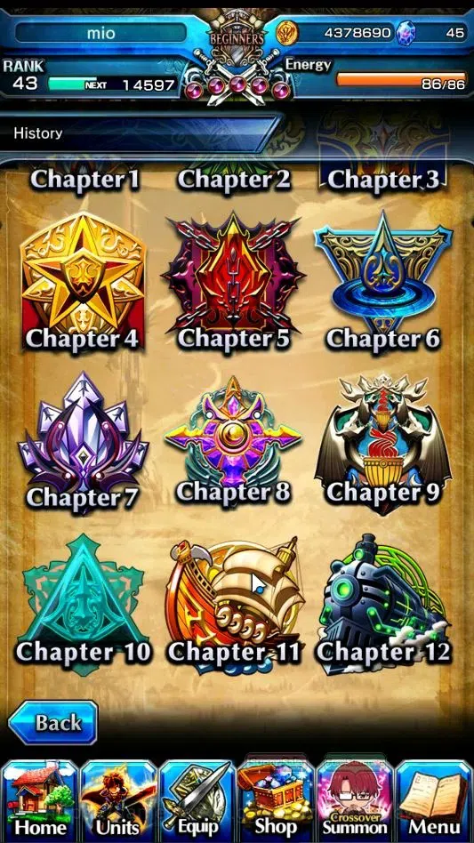 Grand Summoners Accounts Mid-Game Global|Rank 43|2 Ascend 1 TW| Diablo+TW,Orvell D Gran verge |Lpot 98 RGB 22|Check 9