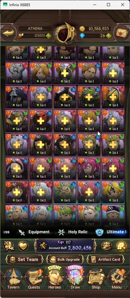 The Seven Deadly Sins: Grand Cross Accounts GLOBAL | 2,8M CC | 1 LR Elizabeth | 6 UR, DKM, WK  image 4