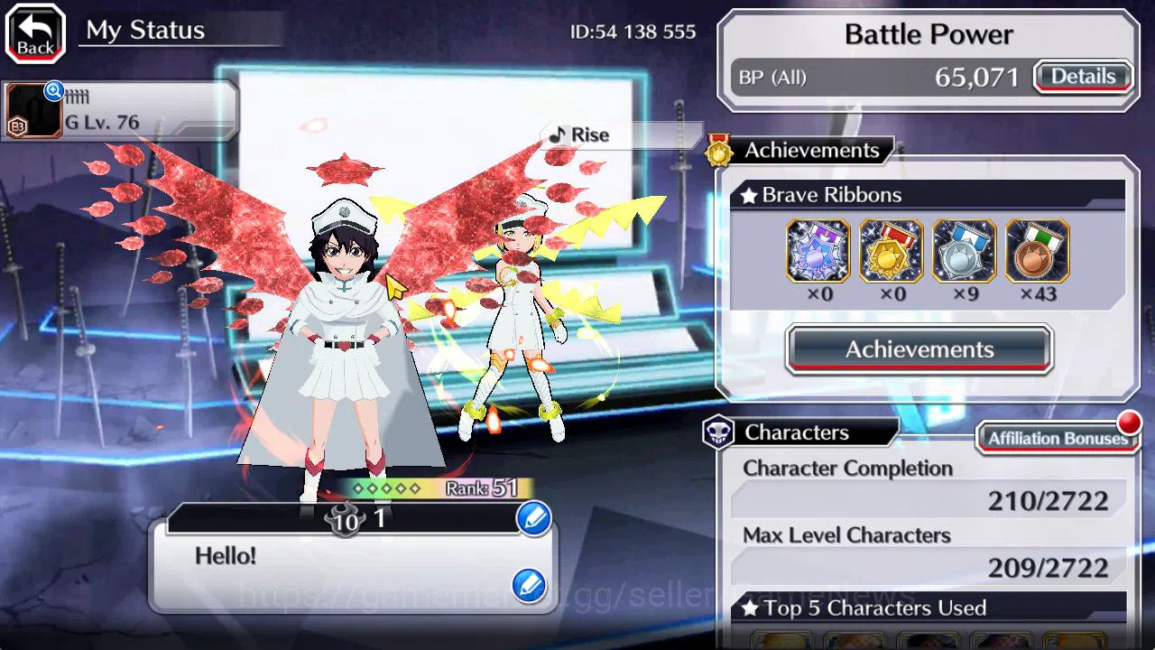 Bleach: Brave Souls Accounts Mid-Tier [GLOBAL]6K Orbs+Fresh All Story|TYBW26[Bambieta,Lilto],TYBW25 Nana,TYBW24 2