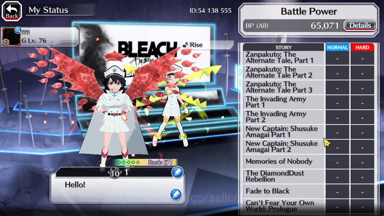 Bleach: Brave Souls Accounts Mid-Tier [GLOBAL]6K Orbs+Fresh All Story|TYBW26[Bambieta,Lilto],TYBW25 Nana,TYBW24 6