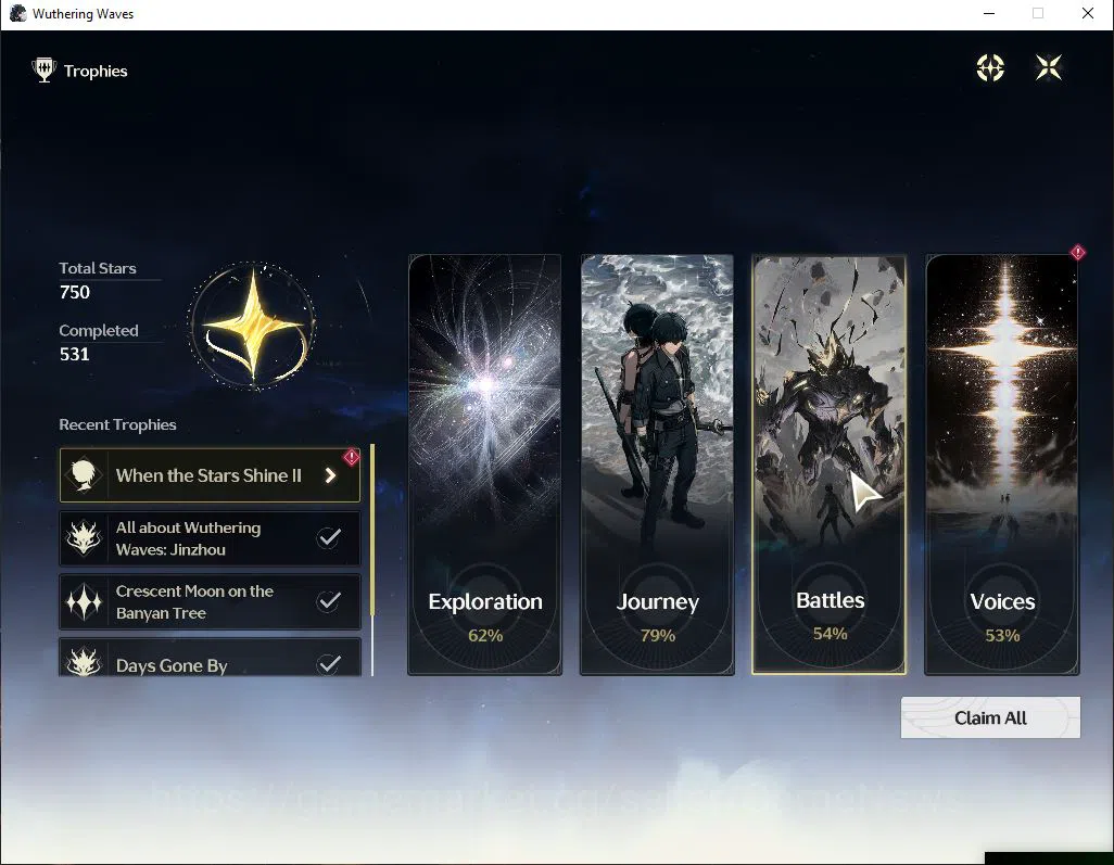 Wuthering Waves Accounts NA|UL 46|1 Limited|[Luuk Herssen RC 2]+Sign|DB Lv3 image 10