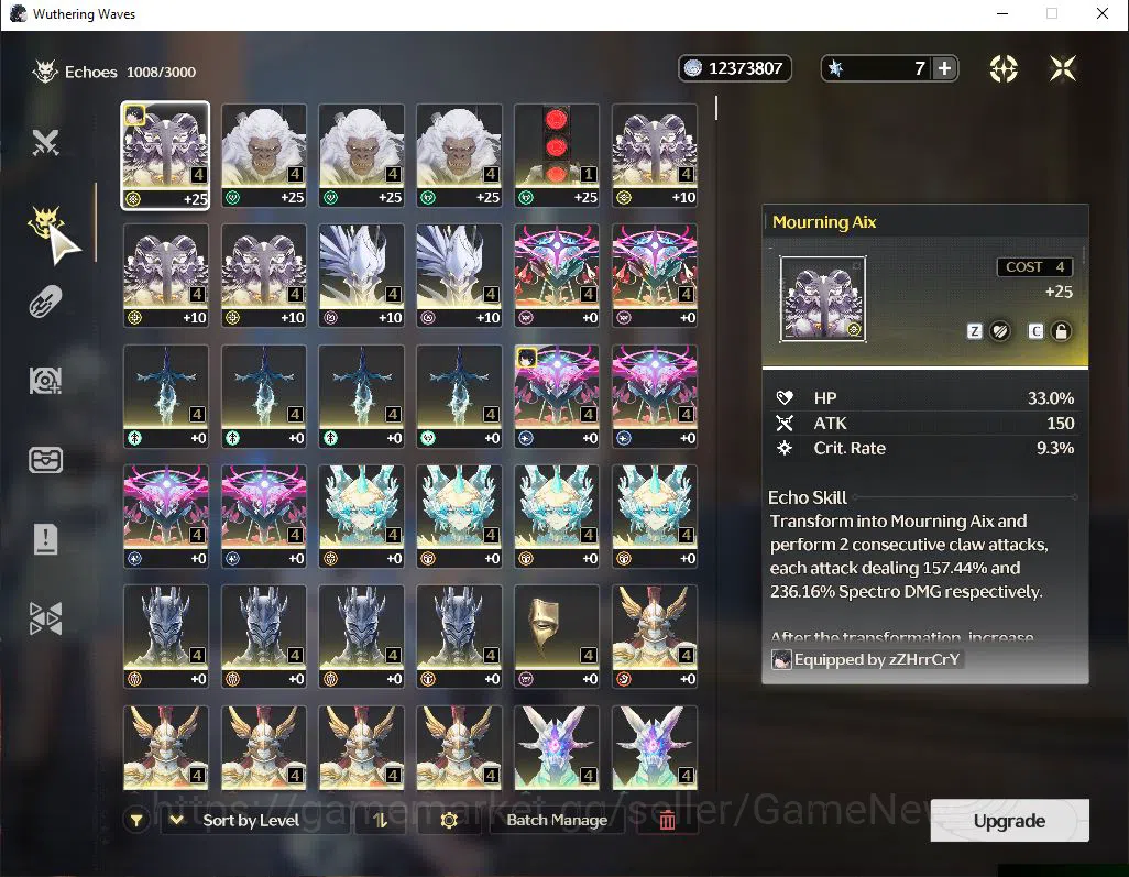 Wuthering Waves Accounts NA|UL 46|1 Limited|[Luuk Herssen RC 2]+Sign|DB Lv3 image 6