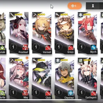 Arknights Accounts Mid-Tier Lv 1 | 29 Operator | 1 Limited+ 1 6* OP | Rosmontis, Mountain | Chapter 0-1 | Check SS |(AK1440)