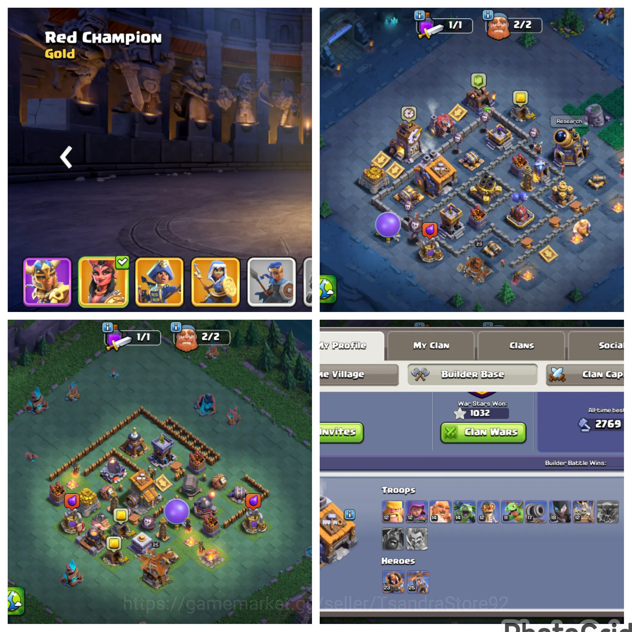 Clash of Clans Accounts High-End TH 18 ENGINEREED MAXED SUPER RARE LVL 198 All Defense Level 1|ALL HERO MAXED|EPIC MANY 5