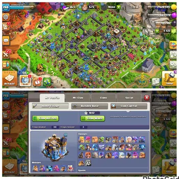 Clash of Clans Accounts High-End TH 18 ENGINEREED MAXED SUPER RARE LVL 198 All Defense Level 1|ALL HERO MAXED|EPIC MANY