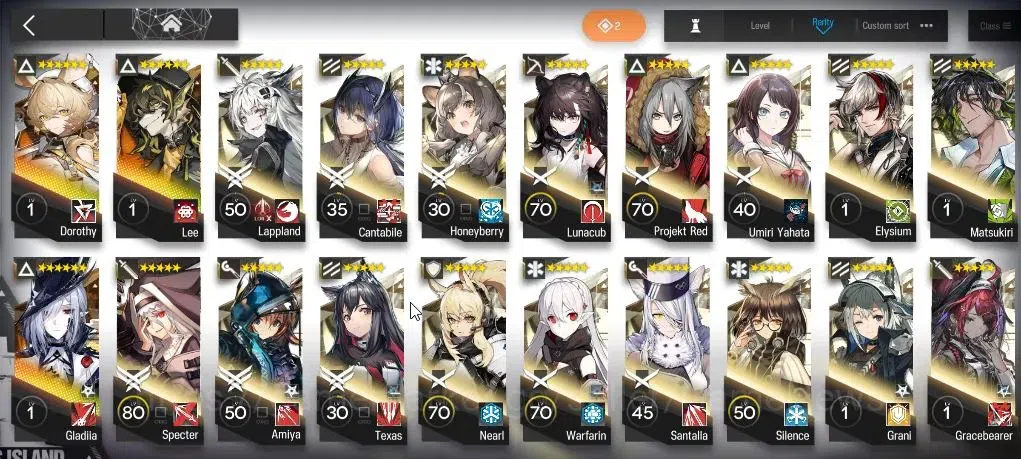 Arknights Accounts Lv 76|158 OP + 8 Skin|5795 Orundum+96 Originium|3 image 10