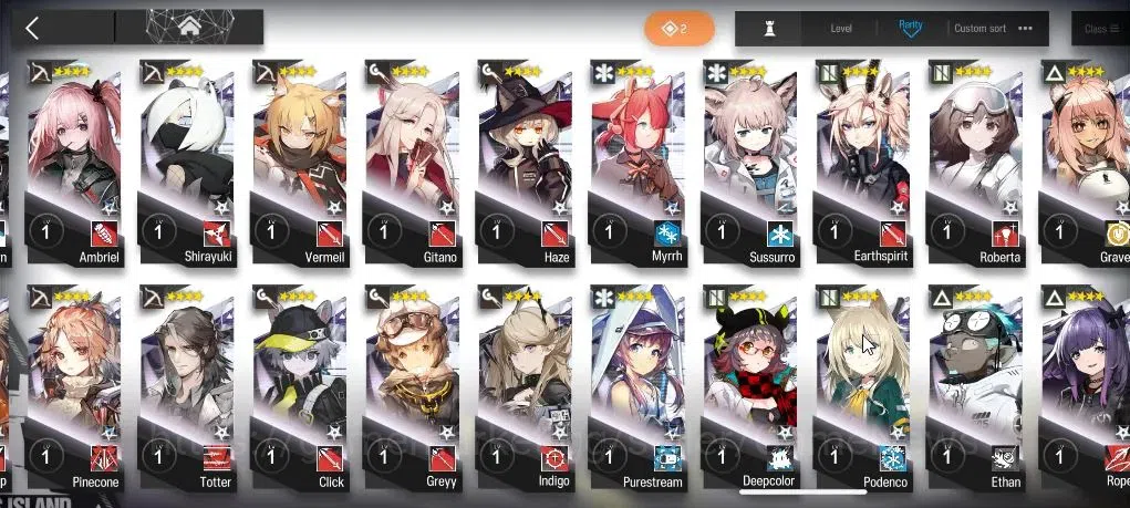 Arknights Accounts Lv 76|158 OP + 8 Skin|5795 Orundum+96 Originium|3 image 15