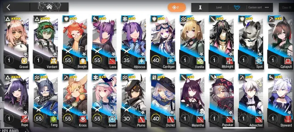 Arknights Accounts Lv 76|158 OP + 8 Skin|5795 Orundum+96 Originium|3 image 16