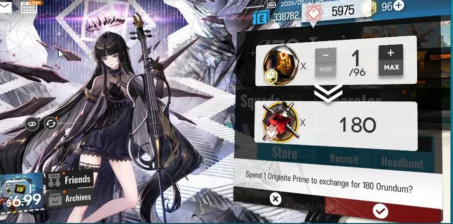 Arknights Accounts Lv 76|158 OP + 8 Skin|5795 Orundum+96 Originium|3 image 3