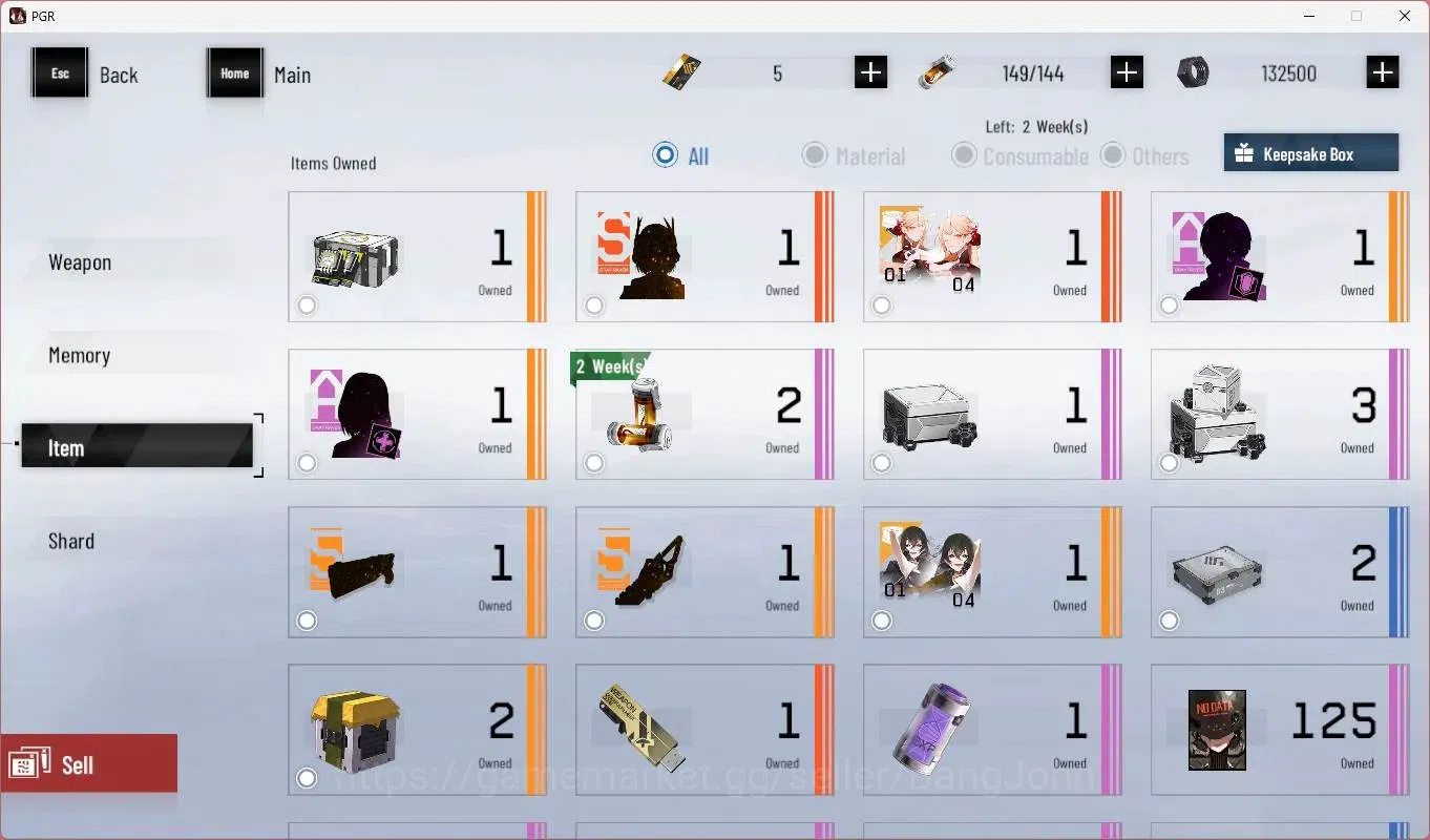Punishing: Gray Raven Accounts Starter ASIA | L45 | S Lucia CW Sign , S Bianca C , S Feral | BC 5 | BlueC 500 | TakeMail 8