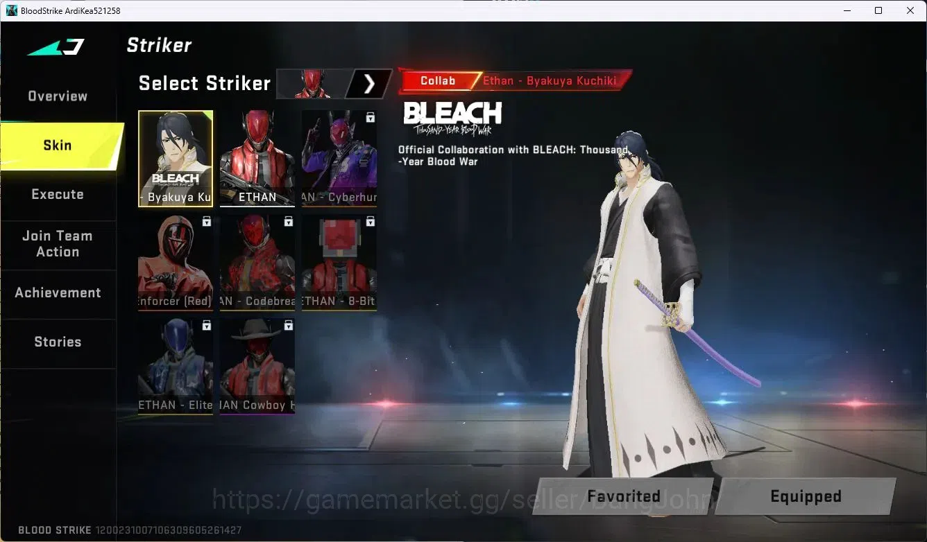 Blood Strike Accounts ASIA |Collab MCX - EVA-00 [EVANGELION] | Ultra FAL image 7