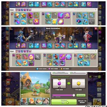 Clash of Clans Accounts High-End FLASH SALE TH 18 ENGINEREED MAXED SUPER RARE LVL 182 All Defense Level 1 EXPECT TESLA|5