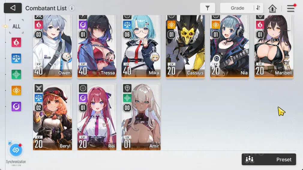 Chaos Zero Nightmare Accounts GLOBAL Lv40|5 SSR[Diana,Narja,Mei Lin,Khalipe,Orle image 4