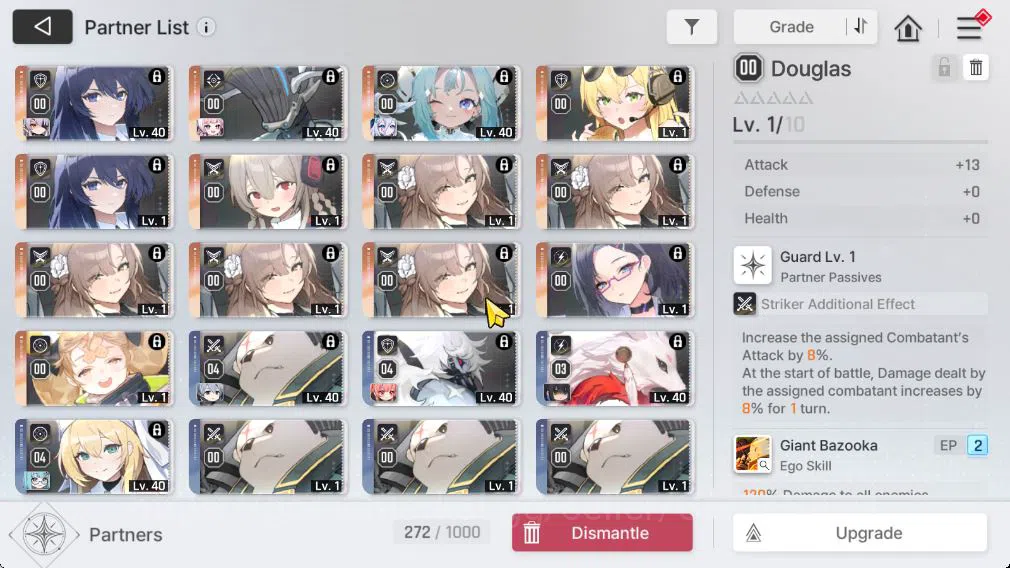 Chaos Zero Nightmare Accounts GLOBAL Lv40|5 SSR[Diana,Narja,Mei Lin,Khalipe,Orle image 5