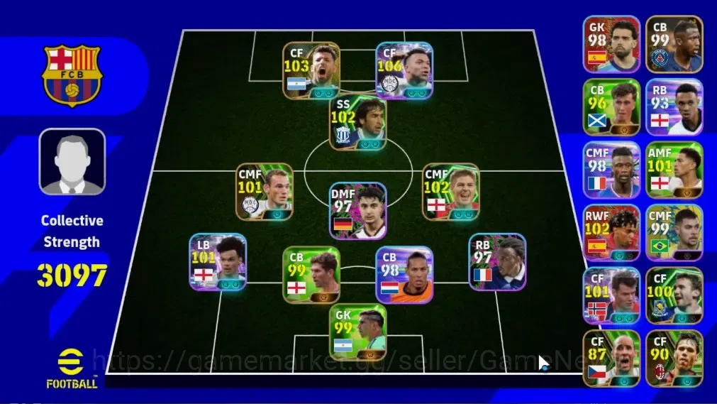 eFootball Accounts Legends & Iconic Players Android|8 Epic Sergio Aguero,Wesley Sneijder,Raul,Gerrard|6 Show Time 1