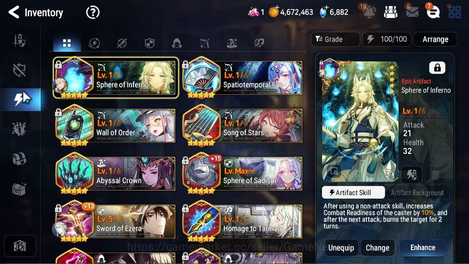 Epic Seven Accounts GLOBAL Unverif|New Era|5 ML(LOTScales,SP Politis,R image 13