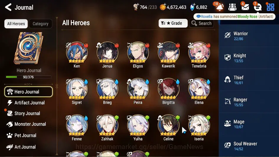Epic Seven Accounts GLOBAL Unverif|New Era|5 ML(LOTScales,SP Politis,R image 7