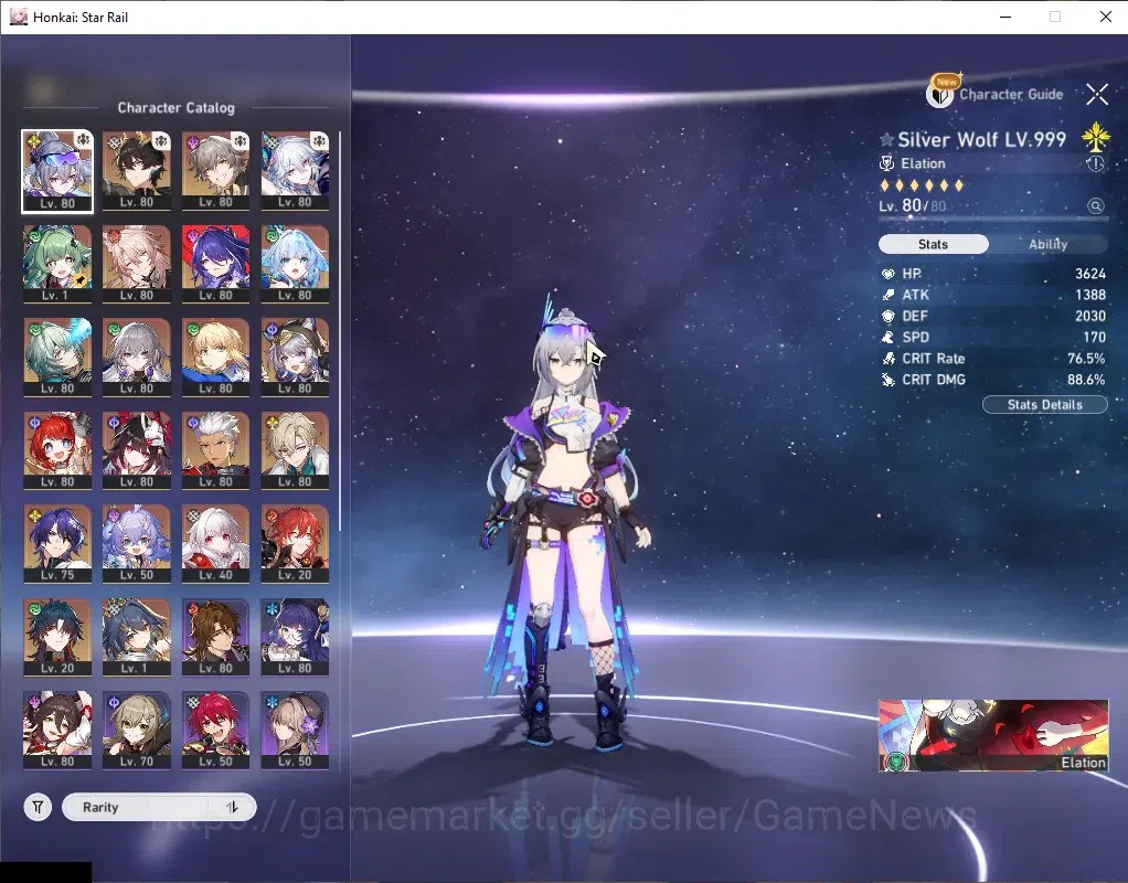 Honkai Star Rail Accounts Asia|TL 70|Prem Team Acheron+Sign|17 Limited|(Sabe image 4