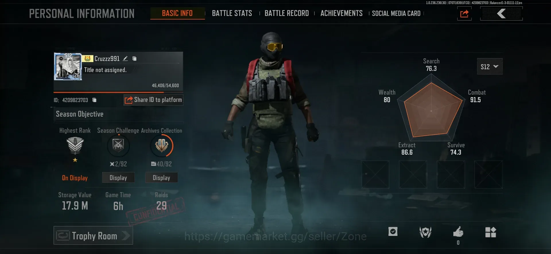 Arena Breakout Accounts High Value mobile|SV 17.9 M CV 15.5 M |Lgend VSS Ceremonial MCX, FA MPX, Squire VSS, SS Groza, Wire 1